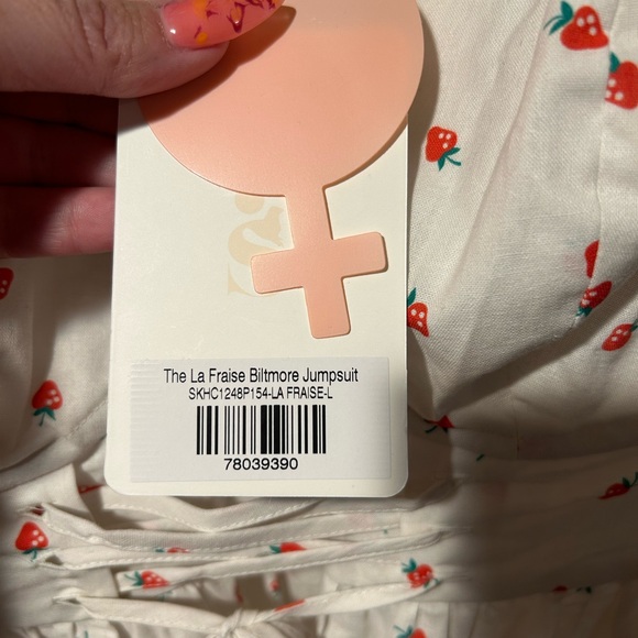 Selkie bundle! NWT La Fraise Biltmore jumpsuit and Goldie ruffle gown - Picture 4 of 8